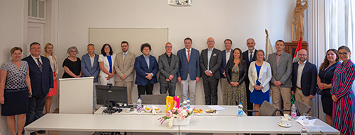 Tunghai Egyetem delegáció fotó