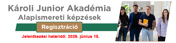 Károli Junior Akadémia regisztrációs link - banner