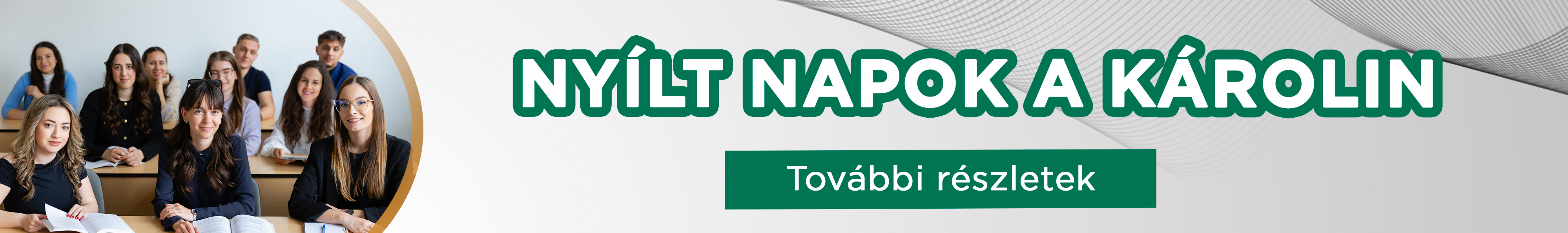 Károli nyílt napok banner