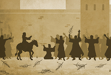 Jézus-menet illusztráció