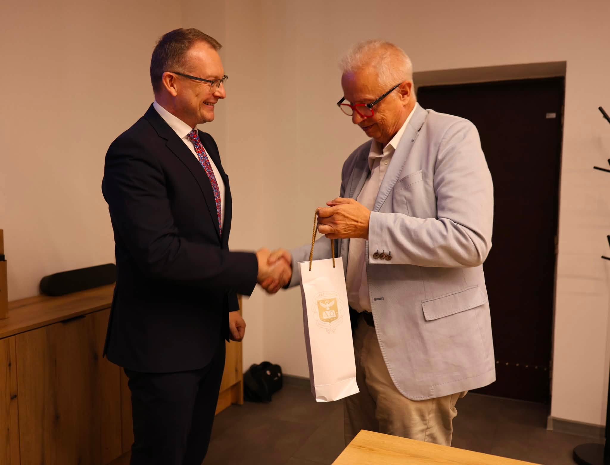 Our University's Rector Held Professional Discussions in Banská Bystrica - photos