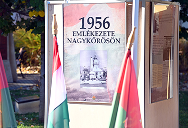 Megemlékezés és szoboravatás Nagykőrösön az 1956-os forradalom 70. évfordulóján - szobor részlet fotó