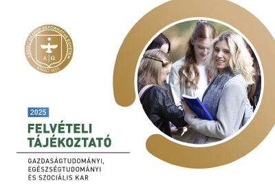 Felvételi Tájékoztató borítókép