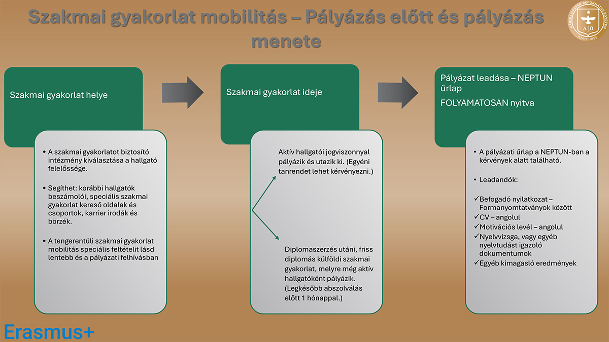 Szakmai gyakorlat - Pályázás menete - olvasható pdf