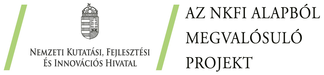 NKFIA infoblokk - Nemzeti Kutatási, Fejlesztési és Innovációs Hivatal, Az NKFI Alapból megvalósuló projekt - logó