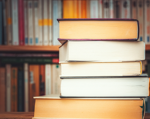 Könyvtár - illusztráció