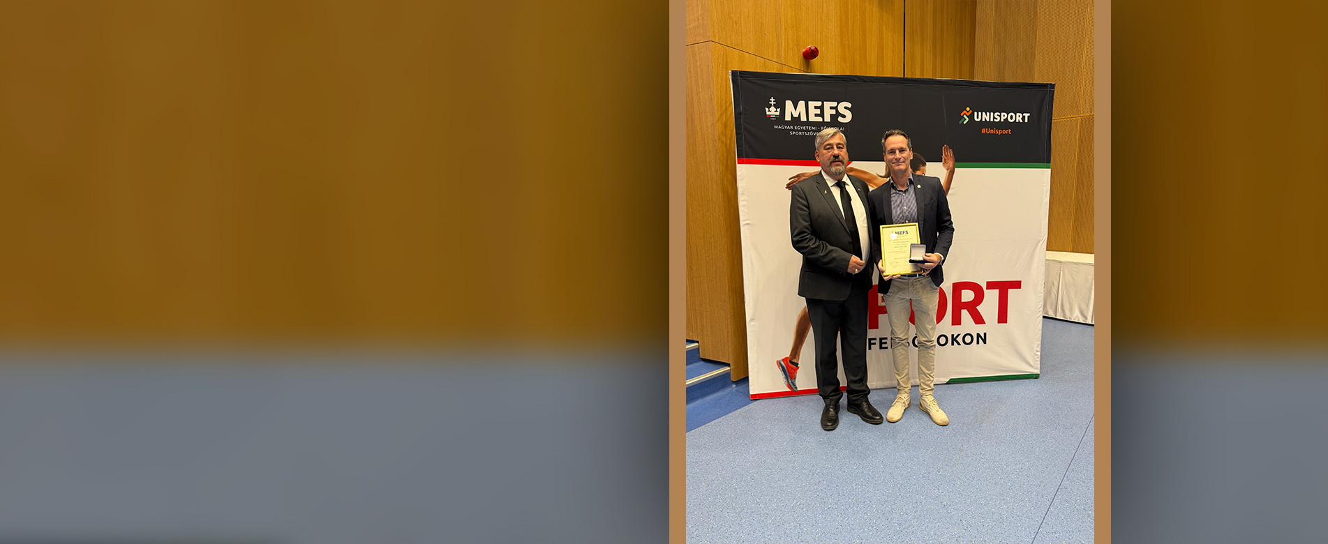 Országos elismerésben részesült egyetemünk sportigazgatója