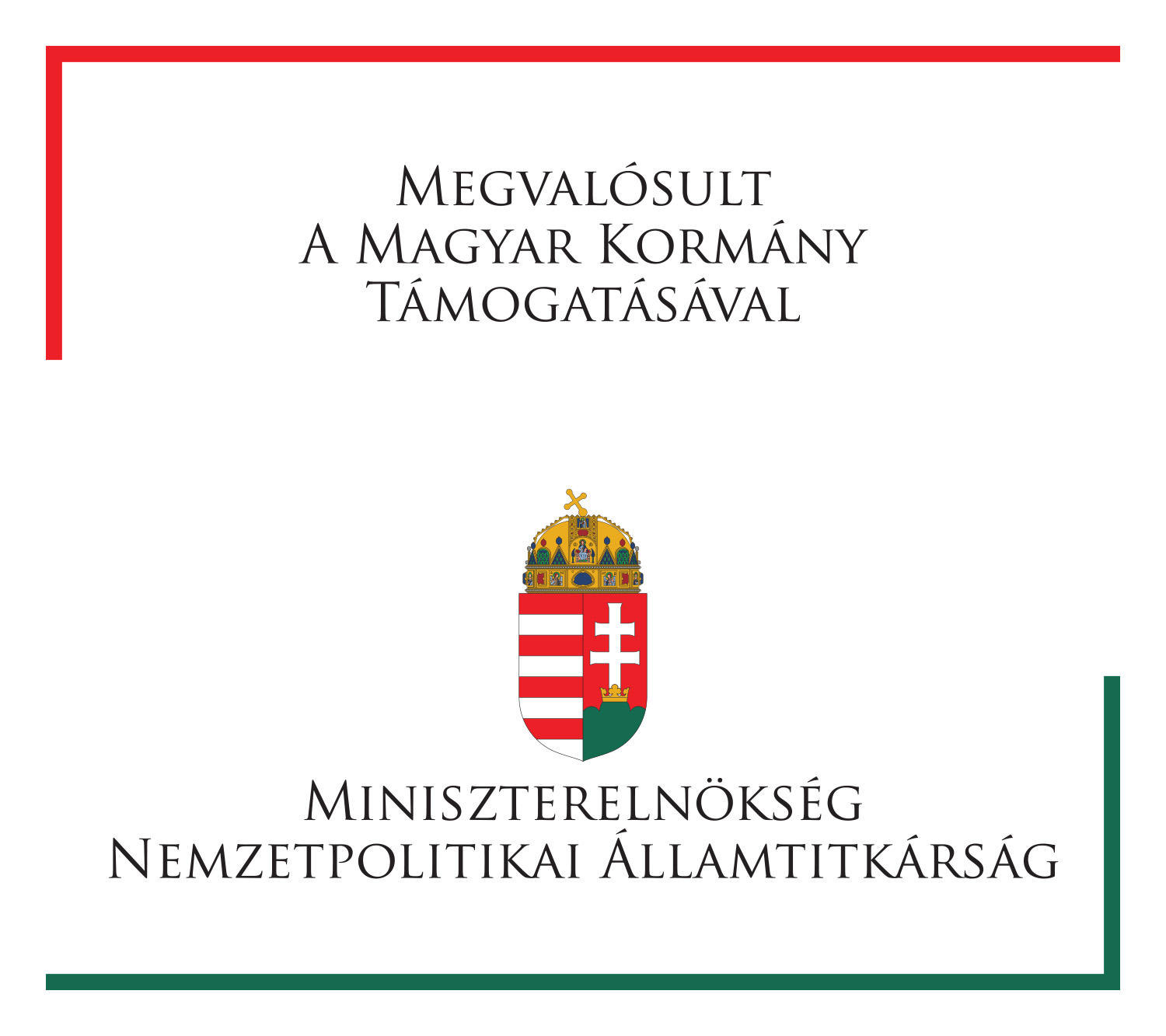 Miniszterelnökség Nemzetpolitikai Államtitkárság logó